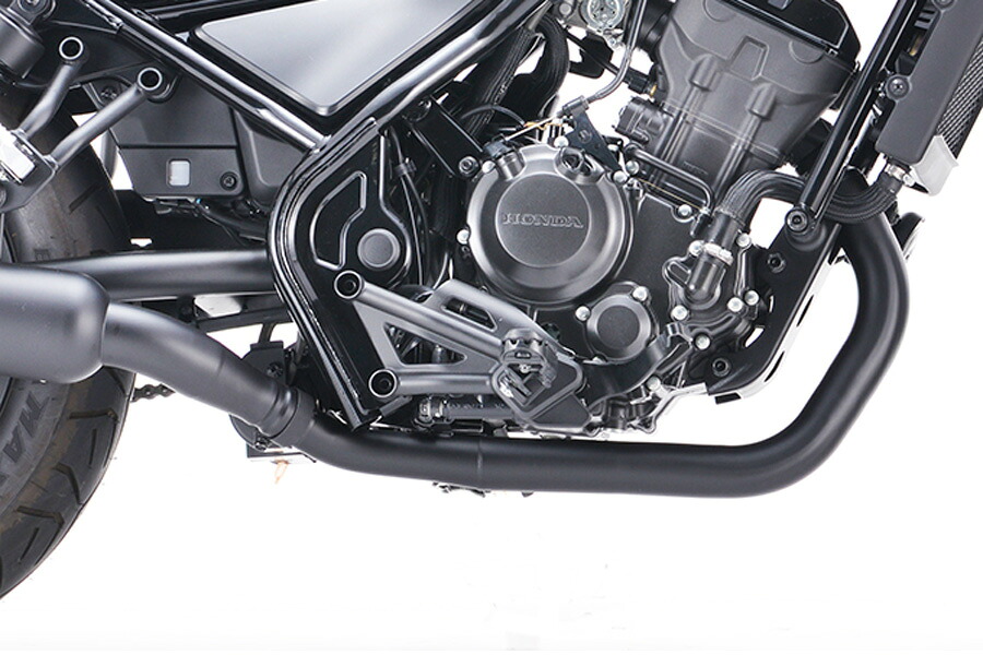r&rsquo;s gear Rebel250 ［2BK-MC49］ （17年-） ワイバンクラシック 50Φ エキゾーストパイプ ブラックエディション WH29-EXCB｜バイクパーツ MotoJam 店