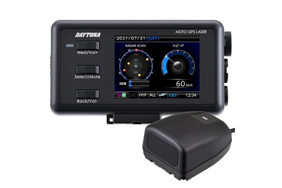 楽天市場】デイトナ DAYTONA 25674 MOTO GPS LASER 超高感度GPS