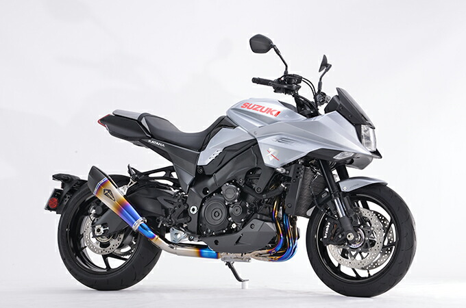 r’s gear KATANA （19年-） リアルスペック フルエキゾースト マフラー シングル チタンドラッグブルー RS16-01RD