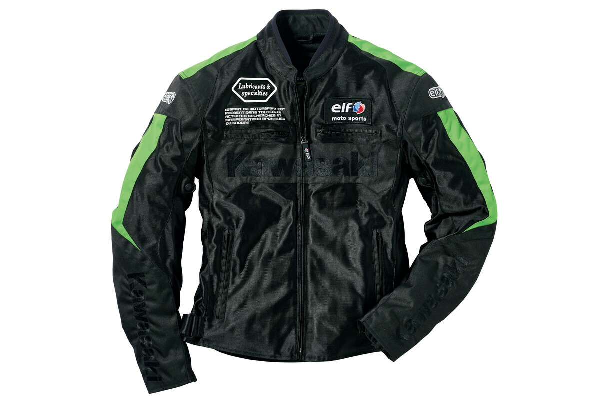 楽天市場】Kawasaki カワサキ カワサキ×elf ライディングメッシュ