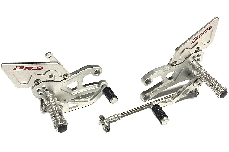 【対応】KN企画 GSX-R125・GSX-R150 ・GSX-S125・GSX-S15 RCB アルミバックステップ S2-V2シリーズ(シルバー) 01FR034S-KN|バイクパーツ MotoJam 店