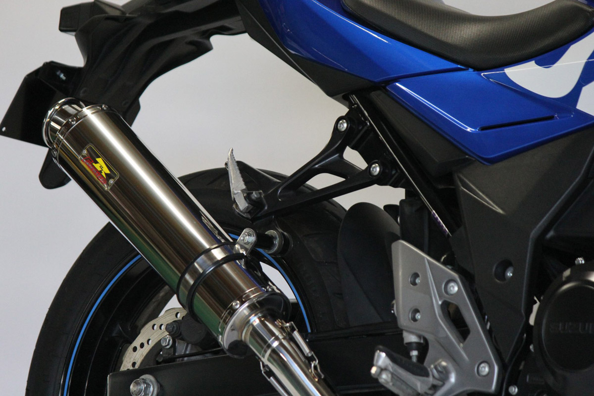 REALIZE GSX250R ［2BK-DN11A］ Aria（アリア）ステンマフラーType-C（カールエンド） 520-SO-003-01