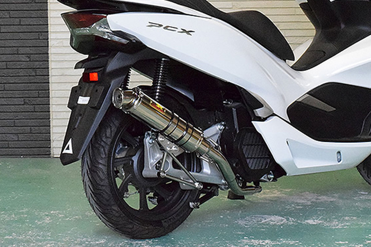 REALIZE PCX125［JF81］ ・PCX150［KF30］ Blink（ブリンク） SUS ステンレスマフラー 345-011-00｜バイクパーツ MotoJam 店