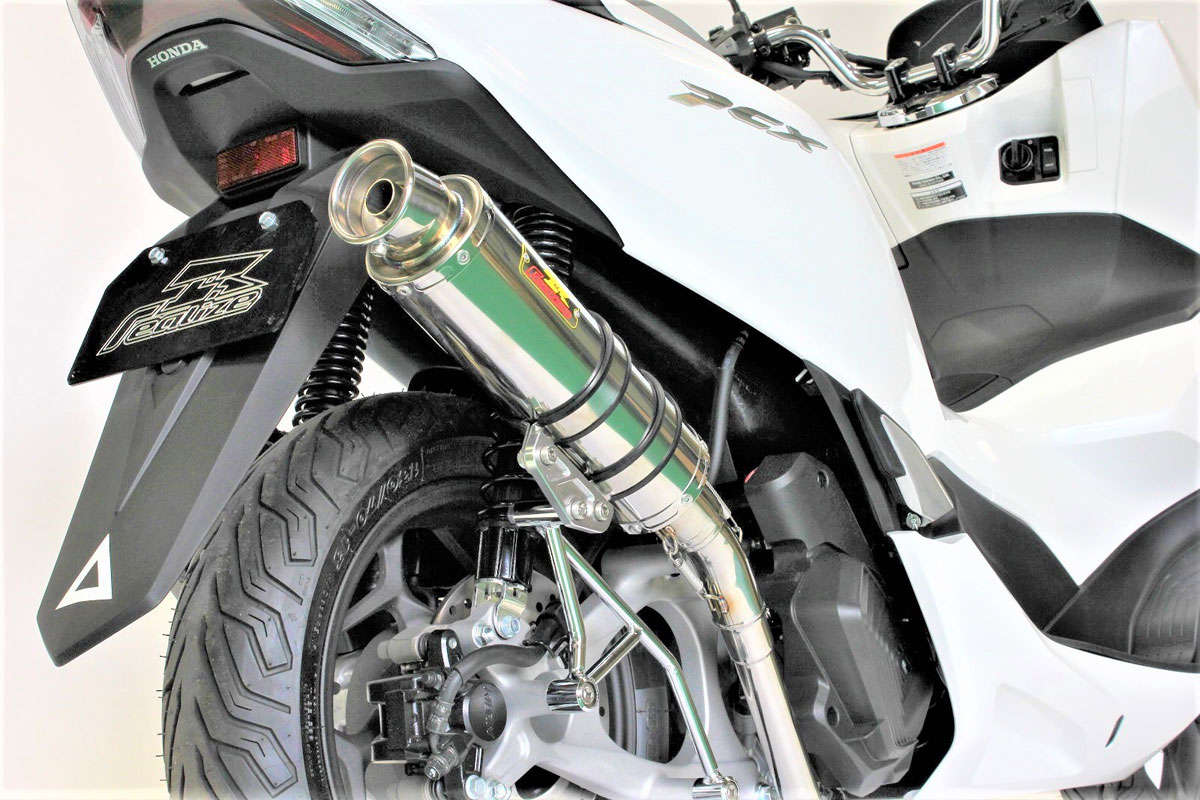 REALIZE PCX160 ［KF47］ Blink（ブリンク） SUS ステンレスマフラー 351-011-00｜バイクパーツ MotoJam 店 22,081円