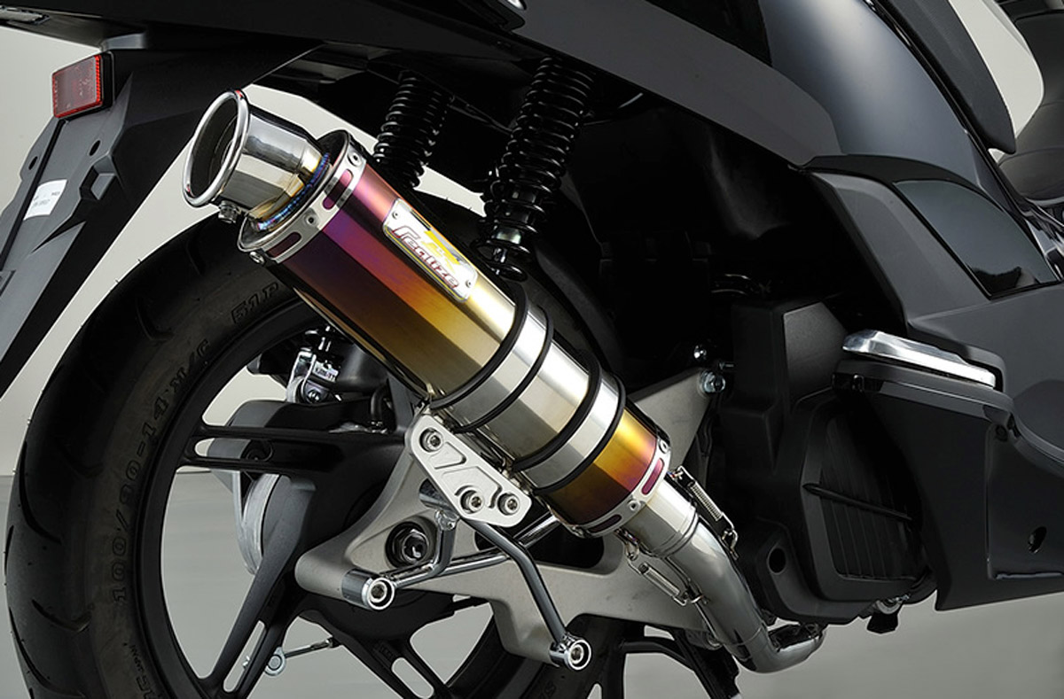 REALIZE PCX ［JF56］ Blink（ブリンク）Ti チタンマフラー 329-011-01｜バイクパーツ MotoJam 店
