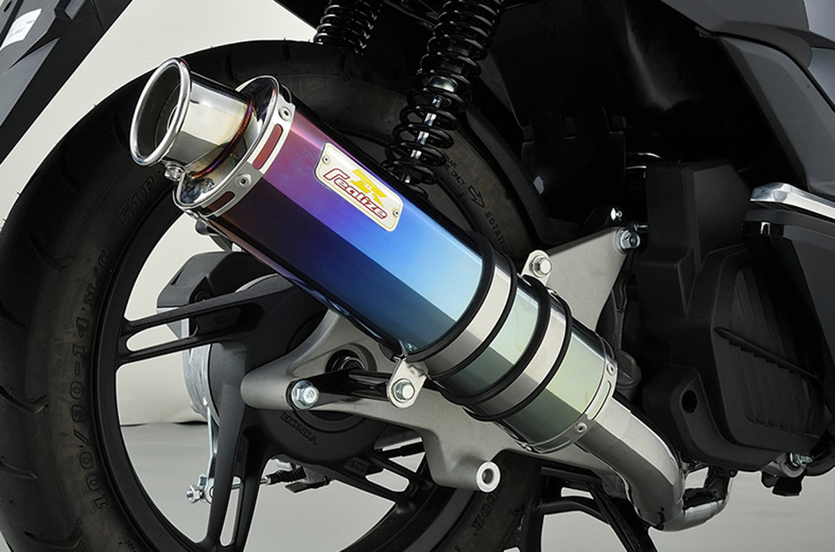 REALIZE PCX ［JF56］ 22Racing Ti チタンマフラー 329-009-01