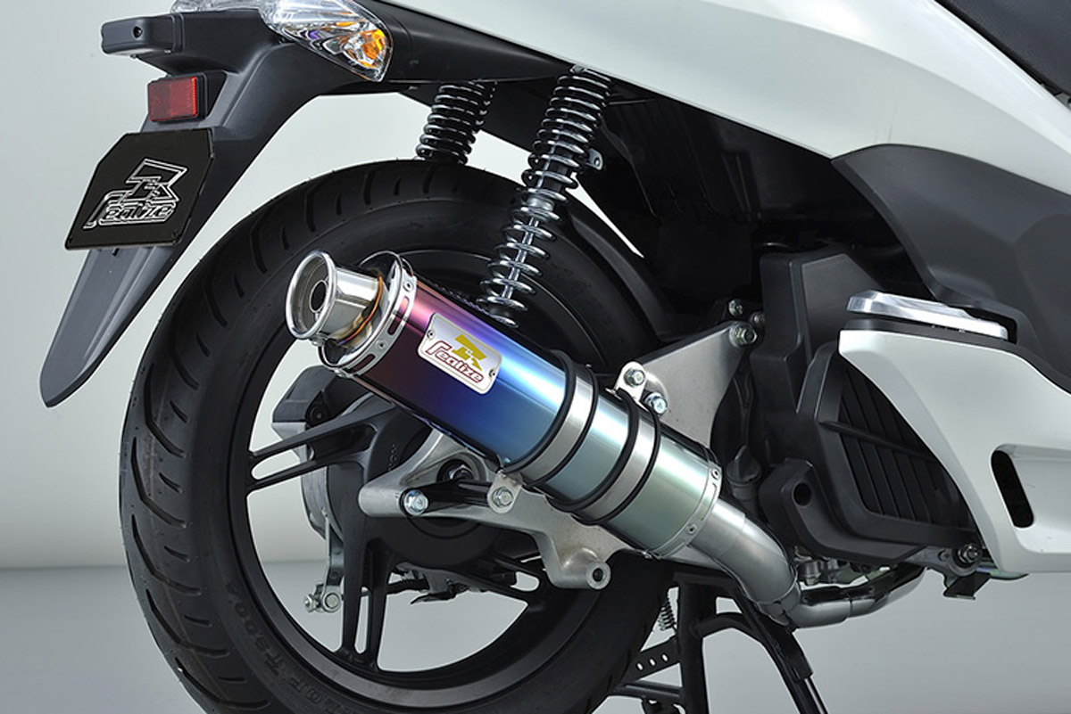 REALIZE PCX150 ［KF12］ 22Racing Ti チタンマフラー 325-009-01｜バイクパーツ MotoJam 店