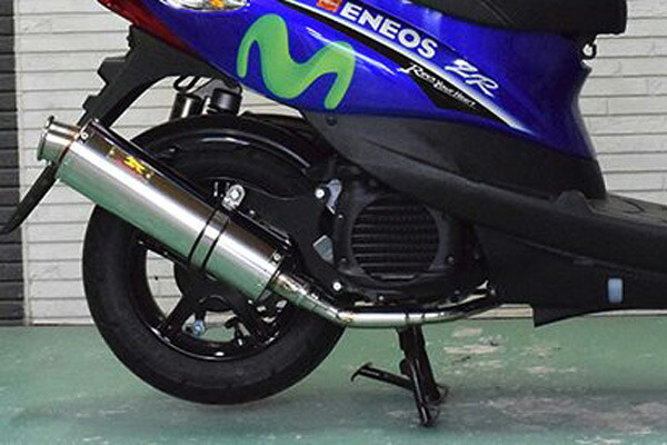 REALIZE 4st JOG ［SA58］（O2センサー対応） 22Racing SUS ステンレスマフラー 344-009-00｜バイクパーツ MotoJam 店
