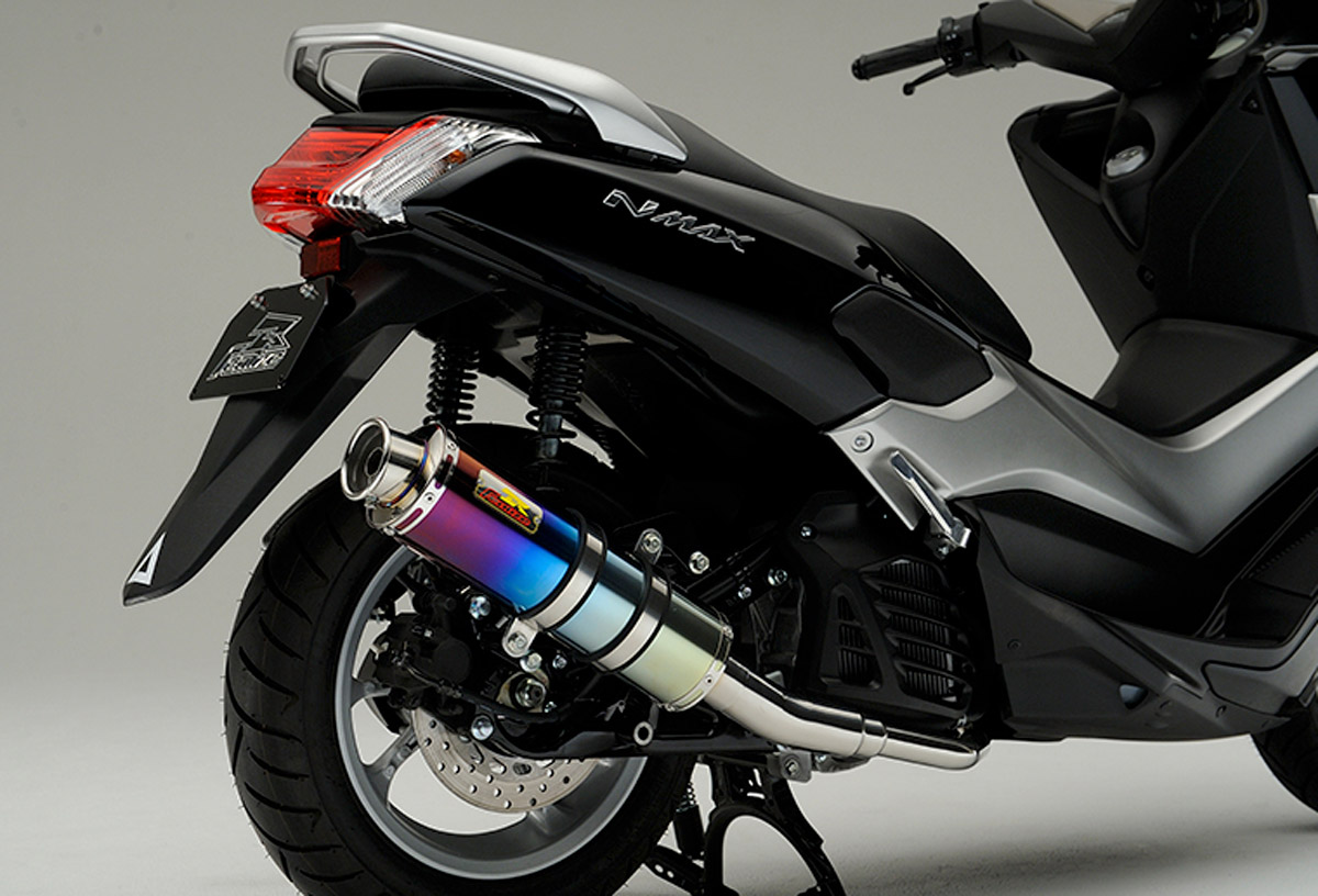 REALIZE N MAX ［EBJ-SE86J/E3P8E/SED6J］ 22Racing Ti チタンマフラー 342-009-01｜バイクパーツ MotoJam 店