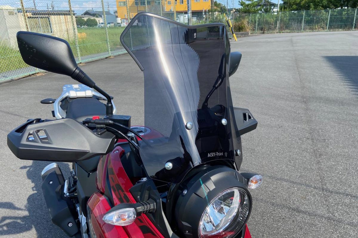 ACRYPOINT Vストローム250 スモークスクリーン 130342|バイクパーツ MotoJam 店