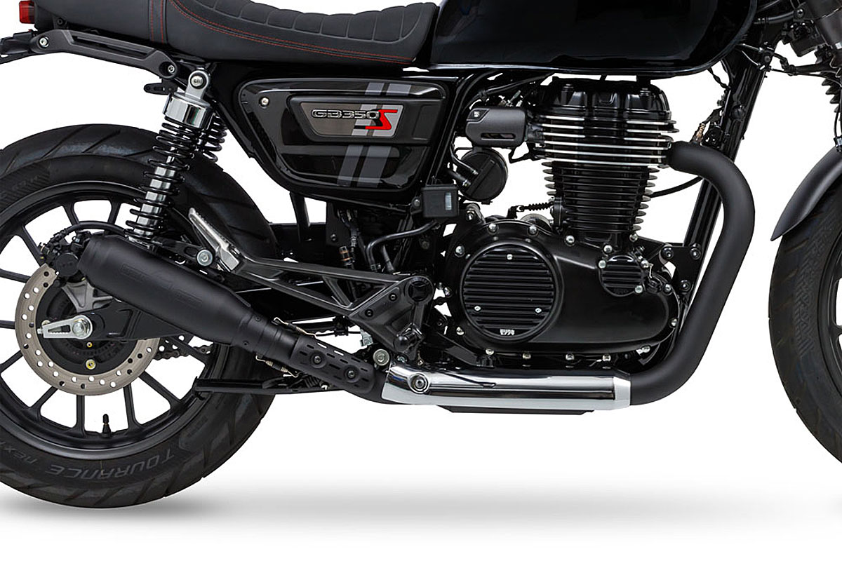MORIWAKI GB350・GB350S（23年-）［8BL-NC59］ スリップオンマフラー モンスター（ブラック） Slip-On Exhaust MONSTER BLACK 01810-DG1Y1-00