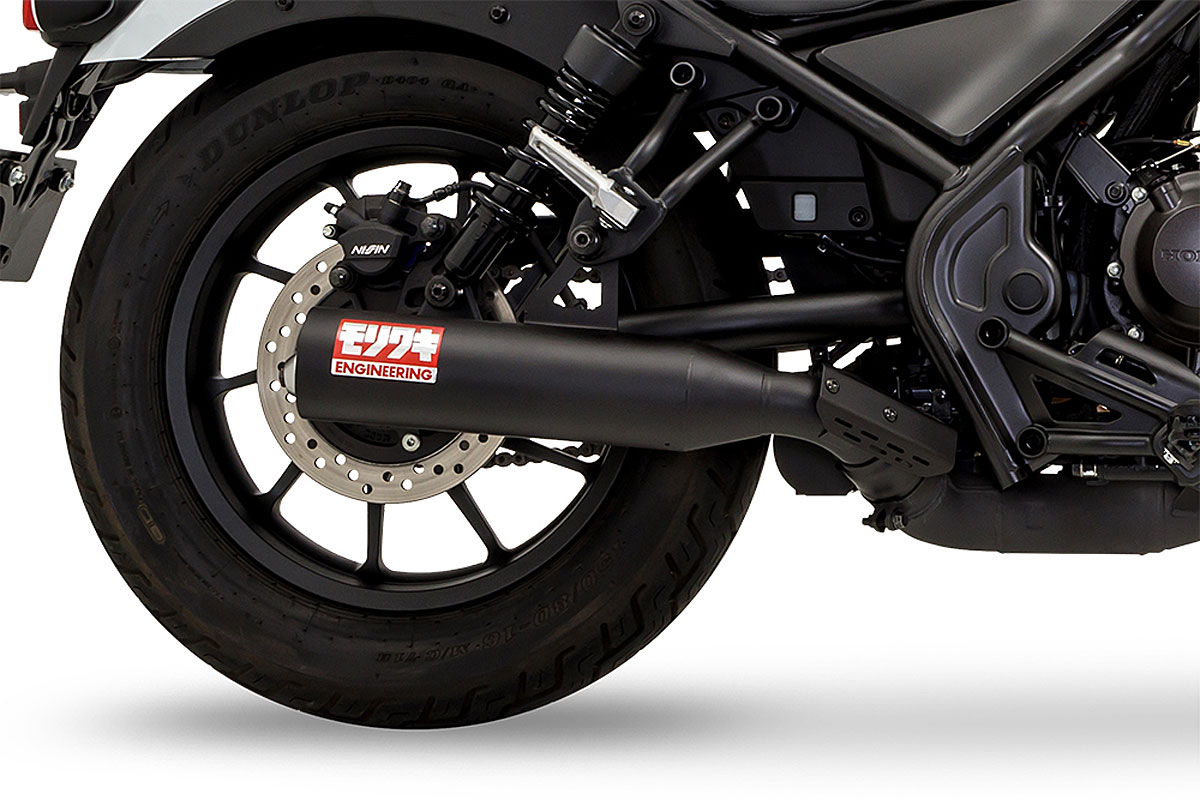 MORIWAKI REBEL250 ［8BK-MC49］ （23年-） スリップオンマフラー ショート クラシック ブラック Slip-On Exhaust SHORT CLASSIC BLACK 01810-4G1X5-00