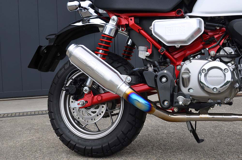 MORIWAKI MONKEY125 ［2BJ-JB02］ （18～21年） フルエキゾースト MONSTER HG-Ti（ヒートグラデーションチタ二ウム） Full Exhaust MONSTER HG-Ti 01810-D31R2-01
