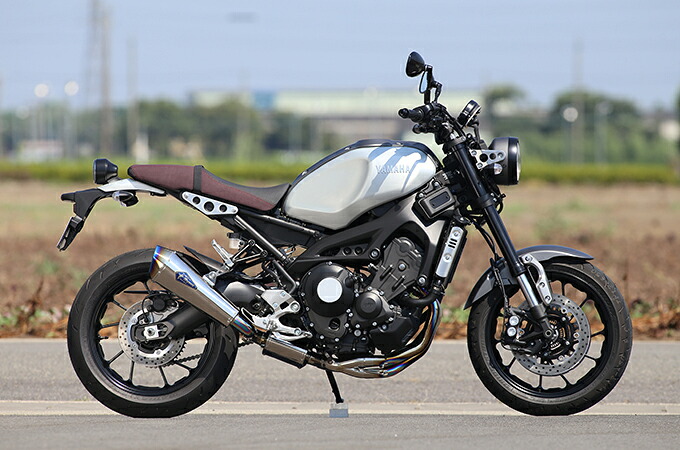 r’s gear XSR900 EBL-RN46J・2BL-RN56J （～16年）・（17年～） リアルスペック フルエキゾースト マフラー チタンポリッシュ（チタンエンド） RY19-01RT