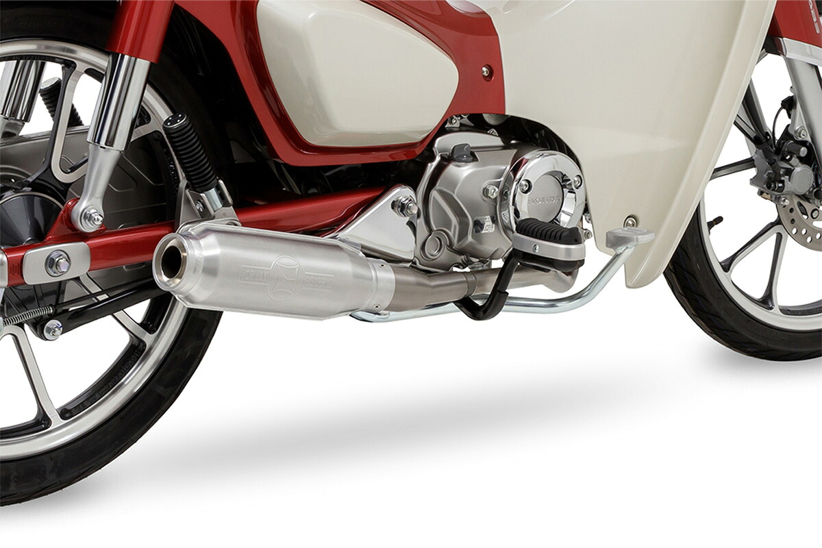 MORIWAKI スーパーカブ C125 ［JA58・JA71］ （21-23年/24年-） フルエキゾースト SHORT MONSTER HL-Ti（ ヘアラインチタニウム） 01810-D41Z7-00【1月中旬入荷予定】