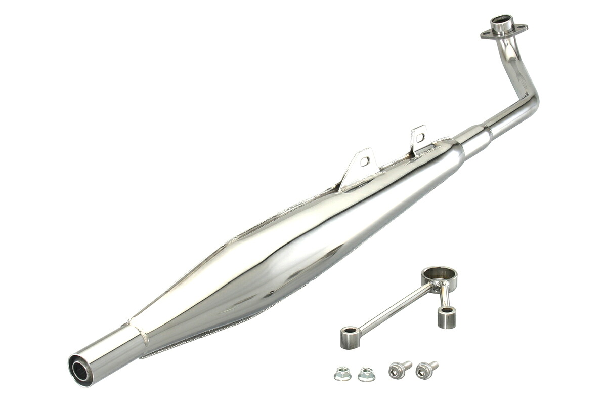 KITACO スーパーカブC125 ［JA71］ クラシックダウンマフラー 543-1312500｜バイクパーツ MotoJam 店