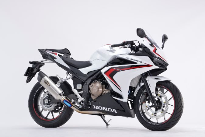 r’s gear CBR400R ［2BL-NC47・2BL-NC56］ （16-21年） リアルスペック フルエキゾースト マフラー シングル Type S チタンポリッシュ RH41-01ST 92,629円