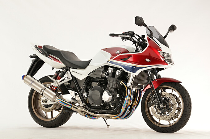 r&rsquo;s gear CB1300SF/SB ［2BL-SC54］ （18～20年） ワイバン クラシックR フルエキゾースト シングル Sタイプ マフラー チタンポリッシュ MH32-S1CT｜バイクパーツ MotoJam 店