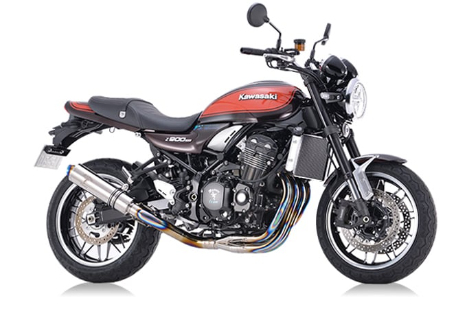 r’s gear Z900RS/CAFE/SE ［2BL-ZR900C］ （17～22年） ワイバンクラシックR フルエキゾースト マフラー Sタイプ チタンポリッシュ WK31-ESTI