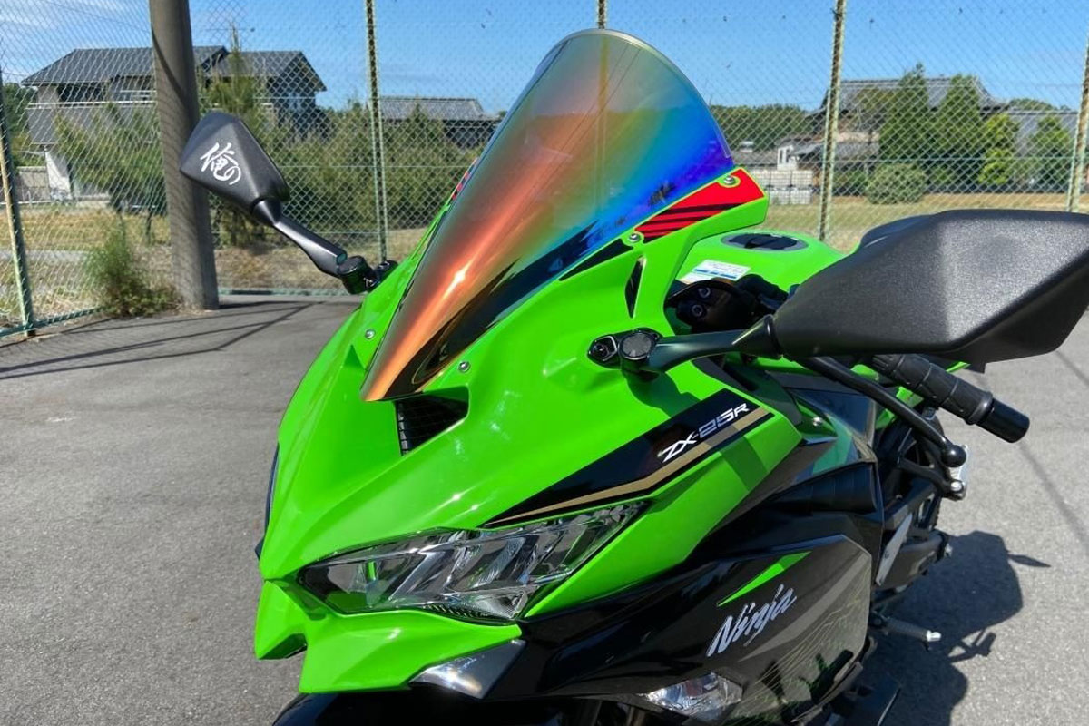 ACRYPOINT ZX-25R ストリートタイプスクリーン （ミラー） 140283