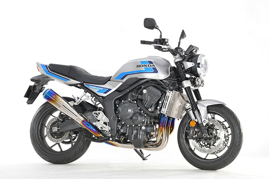 r&rsquo;s gear CB1000F/SE ［8BL-SC94］ （25年-） ワイバン メガホン チタン フルエキゾースト シングル UPタイプ マフラー チタンドラッグブルー WH66-UMDB｜バイクパーツ MotoJam 店