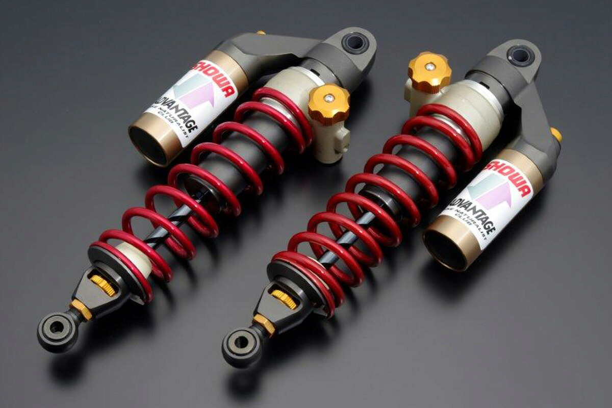 ADVANTAGE ADVANTAGE SHOWA RS-γ リアサスペンション（油圧イニシャルアジャスター）/X-4・X-4 LD 621-H060-RG｜バイクパーツ MotoJam 店