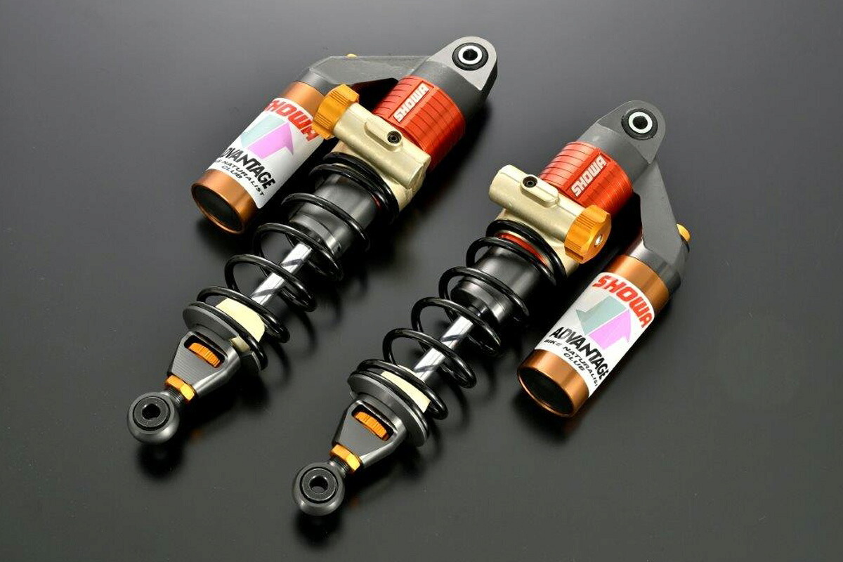 ADVANTAGE ADVANTAGE SHOWA RS-γ リアサスペンション（油圧イニシャルアジャスター）/Monkey125（18-23年）ノーマルアップタイプマフラー対応 621-H005-RGB｜バイクパーツ MotoJam 店