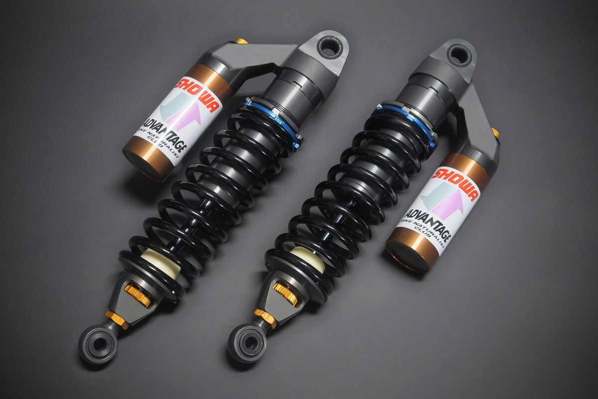 ADVANTAGE ADVANTAGE SHOWA RS リアサスペンション（削り出しイニシャルアジャスター）/GB250 621-H050-RSB｜バイクパーツ MotoJam 店
