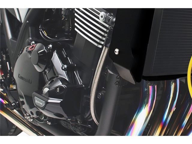 要納期確認 ACTIVE アクティブ エンジンOILラインKIT BLK/BLK仕様 ZRX1100/1200R/S -08/DAEG 09-16 AC14057223B