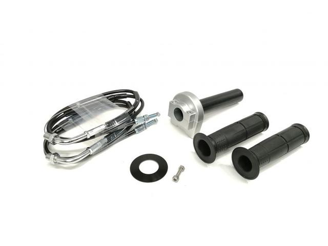 要納期確認 ACTIVE アクティブ 汎用スロットルキット TYPE-1 シルバー 巻取φ44 [ワイヤー:メッキ金具 900mm] 1061621