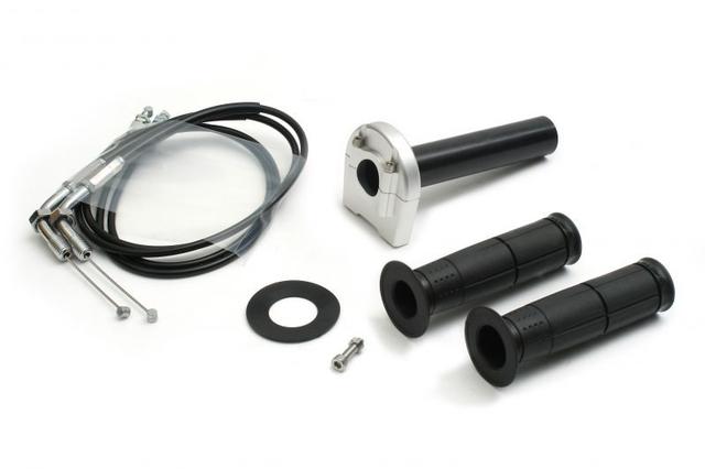 要納期確認 ACTIVE アクティブ TMR専用スロットルキット TYPE-3 シルバー 巻取φ32 [ワイヤー:メッキ金具 900mm] 1067206