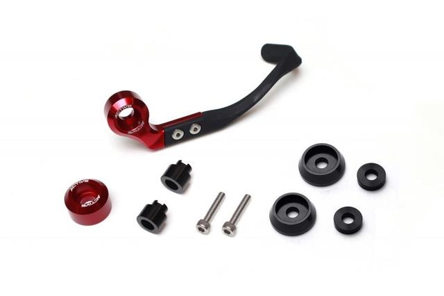 2026/7/27 予定 ACTIVE アクティブ ブレーキレバーガード&バーエンド フルセット レッド 30802M08｜MOTO-OCC 店