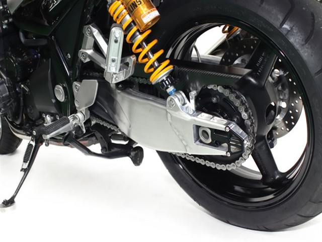 要納期確認 ACTIVE アクティブ プレスフォーミングスイングアーム(ヘアライン)※純正キャリパー使用不可 XJR1300 00-15