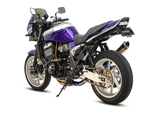 要納期確認 ACTIVE アクティブ 口ノ字断面スイングアーム(36x95mm) ポリッシュ ZRX1200DAEG 09-16