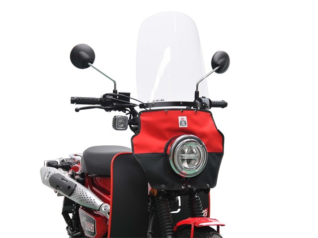 af アフ 旭風防 ロング風防(赤黒タレ)アンダーリペアクロウモデル(CT-T11) HONDA CT125ハンターカブ 2BJ-JA55 CT-T11