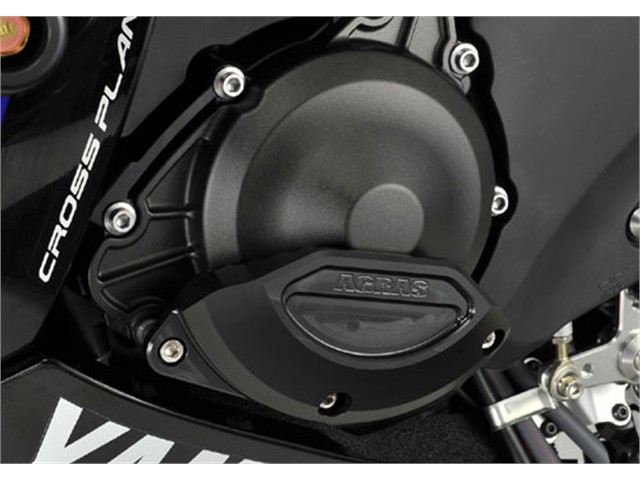アグラス Rスライダー 左・クランクB／黒 YZF-R1 09-13 (342-271-003B)