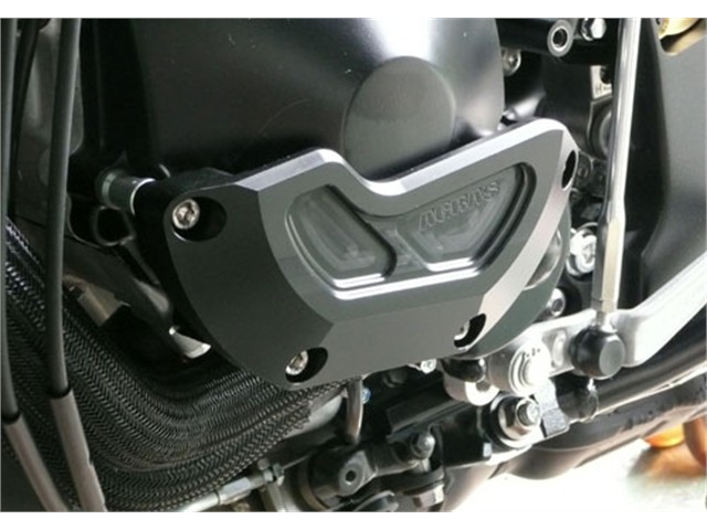 アグラス Rスライダー 左・ジェネレーターB／黒 GSXR1000 09-13 (342-395-003B)