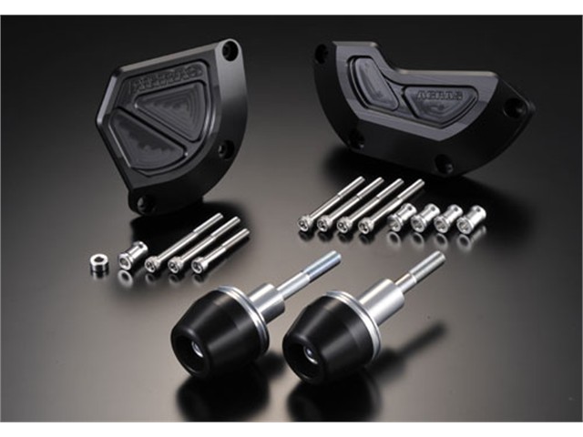 アグラス Rスライダー 4点セット B／黒 GSXR1000 09-13 (342-395-013B)