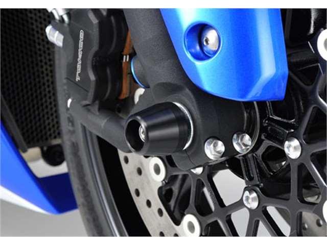 アグラス Fアクスルプロテクター コーン／シルバーアルミ GSXR1000 05-09 (343-384-A0S)