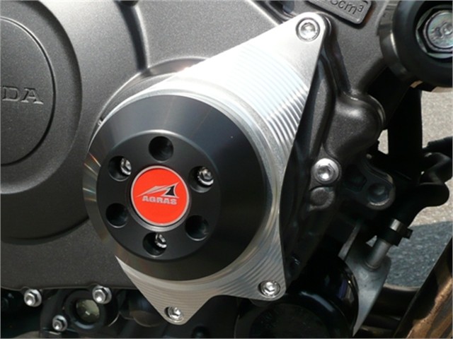アグラス Rスライダー クランクC／黒 CB1000R -13 (342-176-005B)｜MOTO-OCC 店