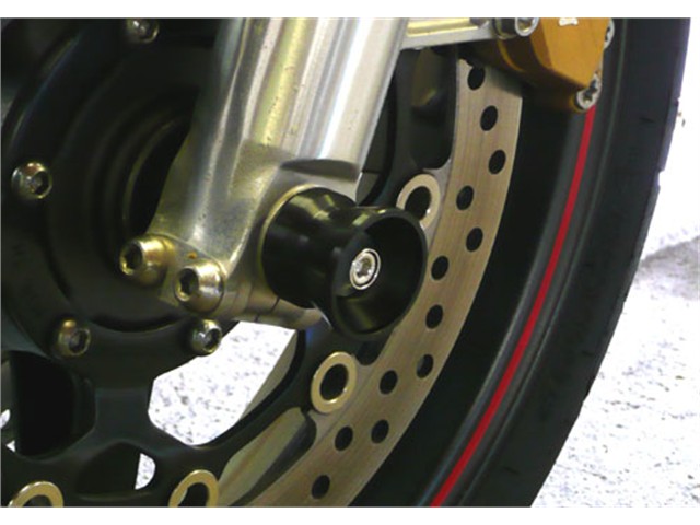 アグラス Fアクスルプロテクター ファンネル ブルー アルミ CB1100 (344-174-A0B)