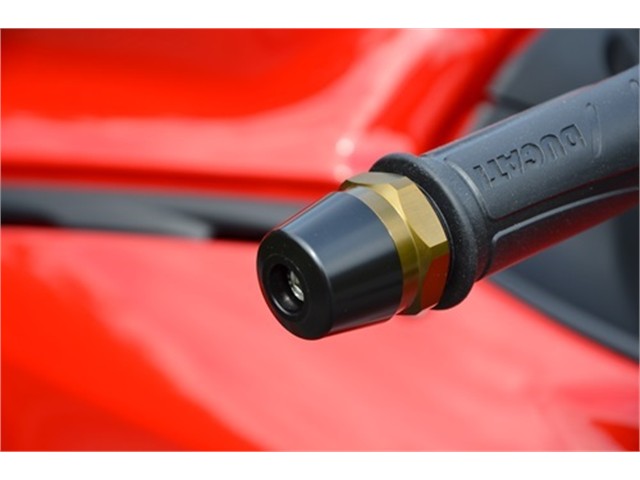 アグラス 2ピース バーエンド GLD／BLK 1199 Panigale (301-559-000GB)