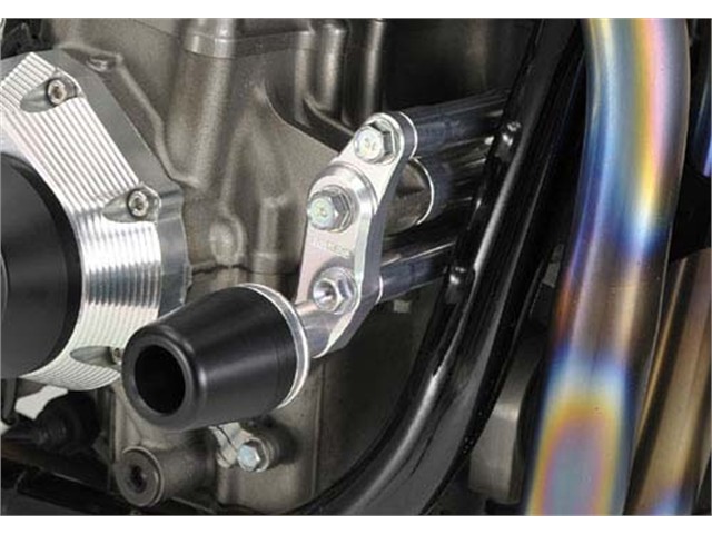 アグラス Rスライダー エンジンハンガー/黒 ロゴ CB1300SF 03-09 (342-167-004BX)