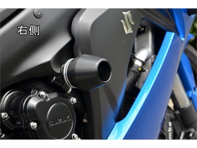アグラス Rスライダー フレームφ60 BLK GSX-S1000／F KATANA 19 (342-302-001B)｜MOTO-OCC 店