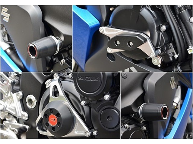 アグラス R／Sフレムφ50ロゴ＋ジェネA＋クラッチ2 WHT GSX-S1000／F (342-302-013X)