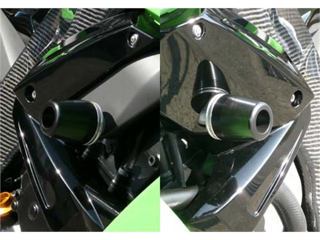 アグラス Rスライダー フレーム／白 ZX-10R 08-09 (342-478-000X)｜MOTO-OCC 店