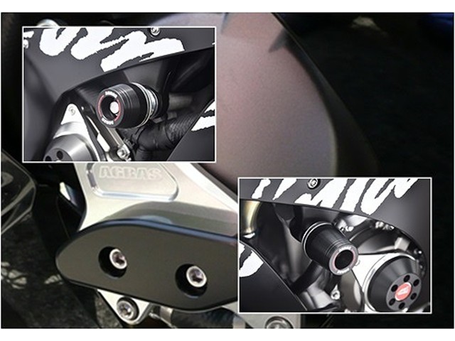 アグラス フレーム+スタータA WHT ロゴアリ ZX-10R 16 (342-497-002X)|MOTO-OCC 店