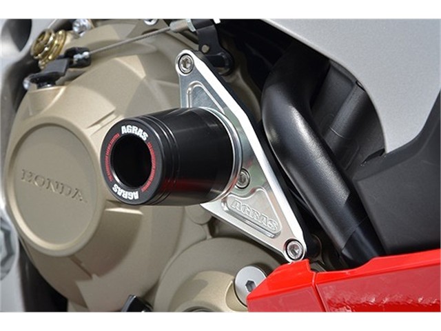 アグラス レーシングスライダー フレーム ロゴ白 CBR1000RR/SP 17 (342-180-000X)|MOTO-OCC 店