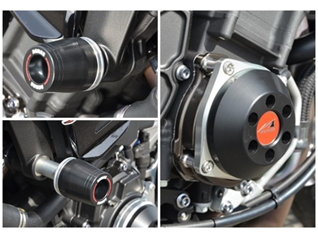 アグラス Rスライダー 3点SET フレームφ50+ クランク WHT MT-10 17 (342-279-005)|MOTO-OCC 店