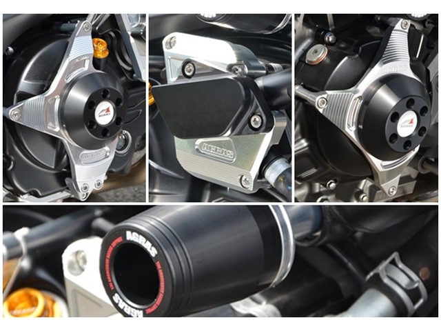 アグラス R／S フレームφ60＋3点 BLK SV650 ABS 16 (342-304-008B)